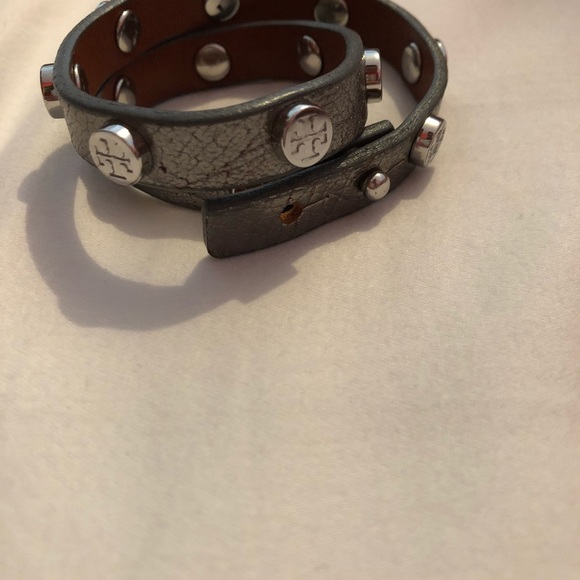 Tory Burch Silver Wrap Bracelet - Picture 3 of 4